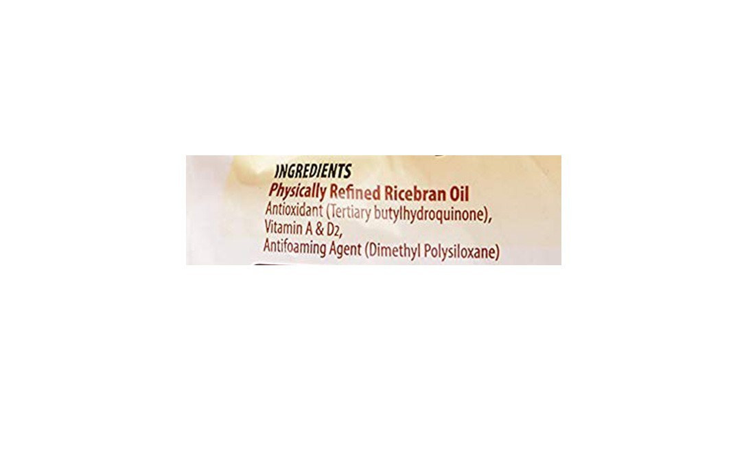 Dhara Life Refined Ricebran Oil    Pouch  1 litre